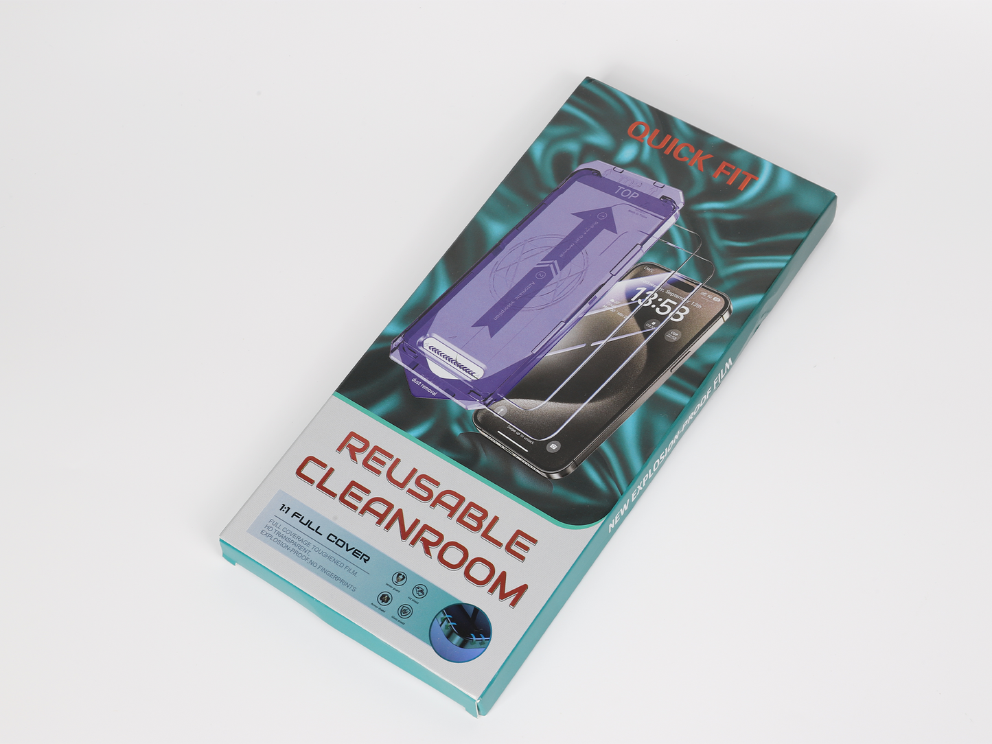 Pull-Out Dust-Free Quick-Apply Tempered Film