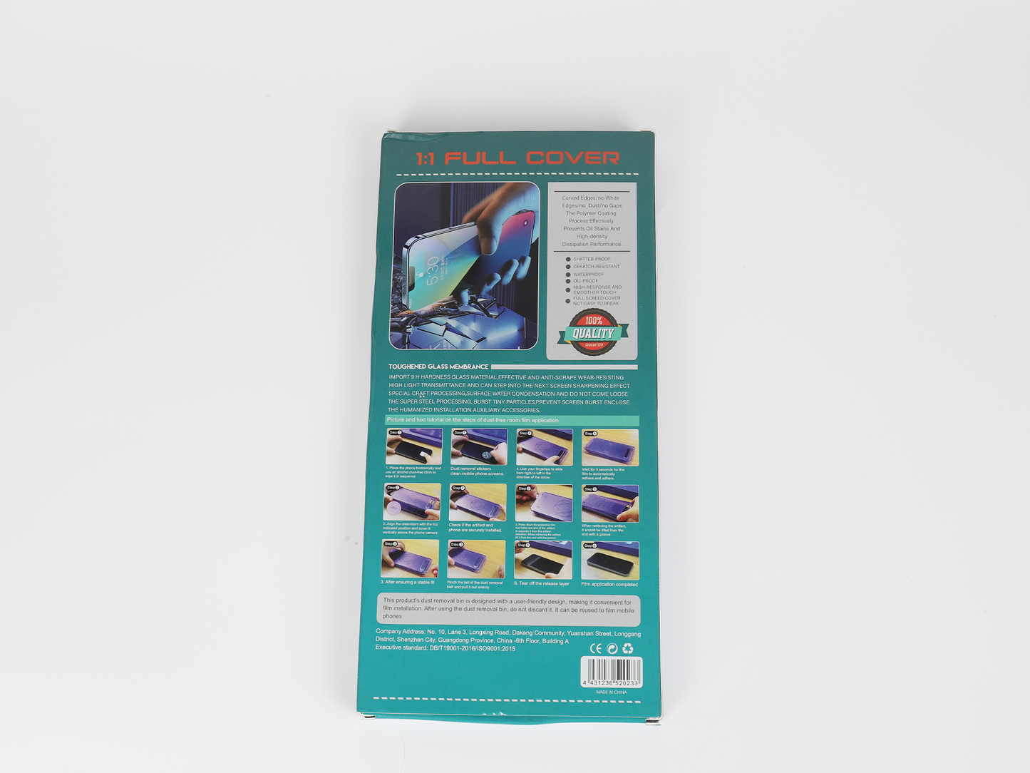 Pull-Out Dust-Free Quick-Apply Tempered Film