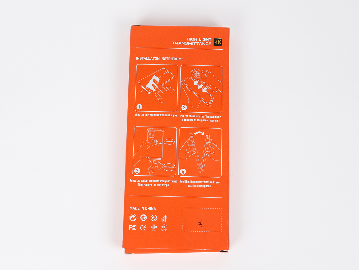 Pull-Out Dust-Free Quick-Apply Tempered Film